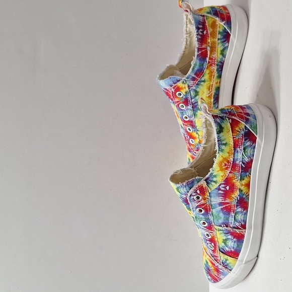 Corkys Multicolor Slip-On Streetwear Vibrant Tie-Dye Slip On Boho Sneakers Sz.10 - Picture 7 of 13